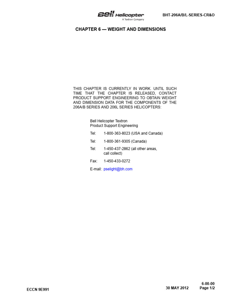 BHT-206A/B/L Series Weight Info | PDF