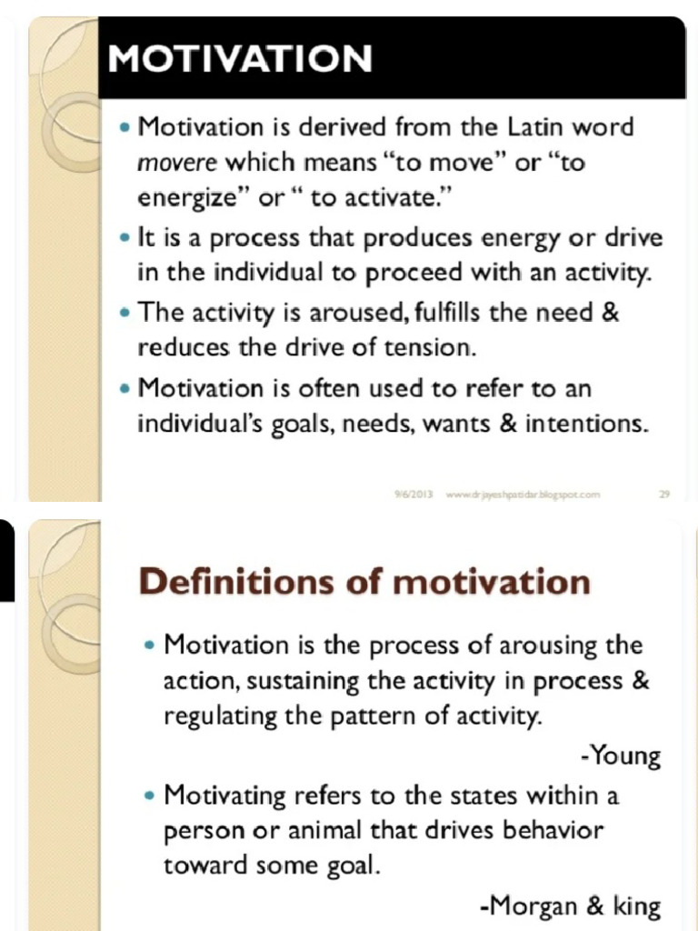 Motivation | PDF