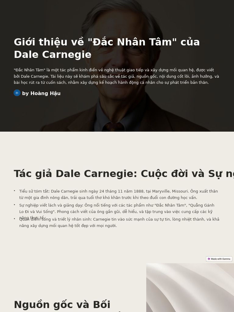 Gioi thieu ve djac nhan tam cua dale carnegie pdf