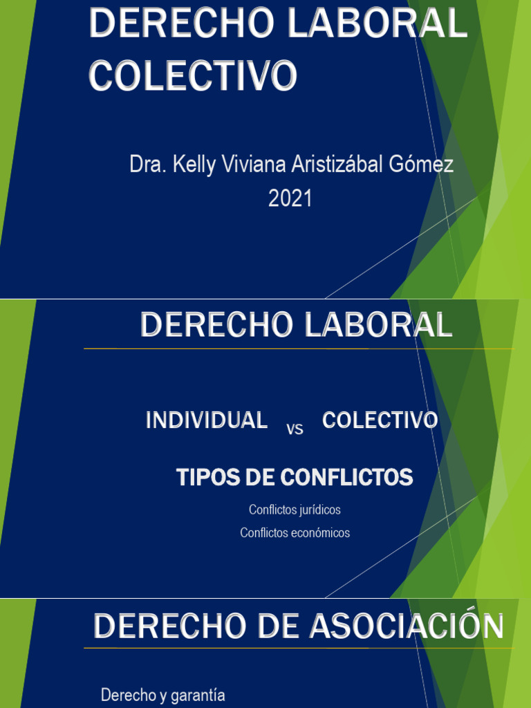 Alcance del Derecho Laboral Colectivo en Colombia | PDF | Sindicato ...