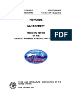 Fishcode Management: Technical Report On The Anchovy Fisheries in The Gulf of Thailand
