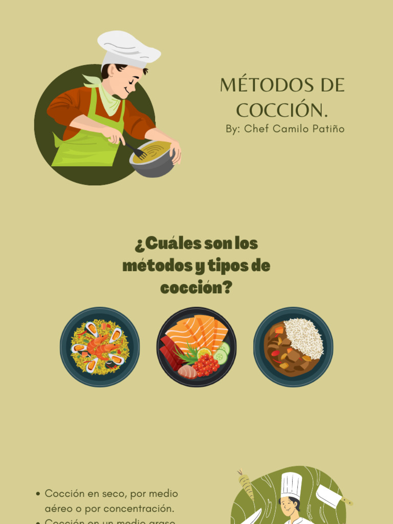 Métodos y Tipos de Cocción en Cocina | PDF