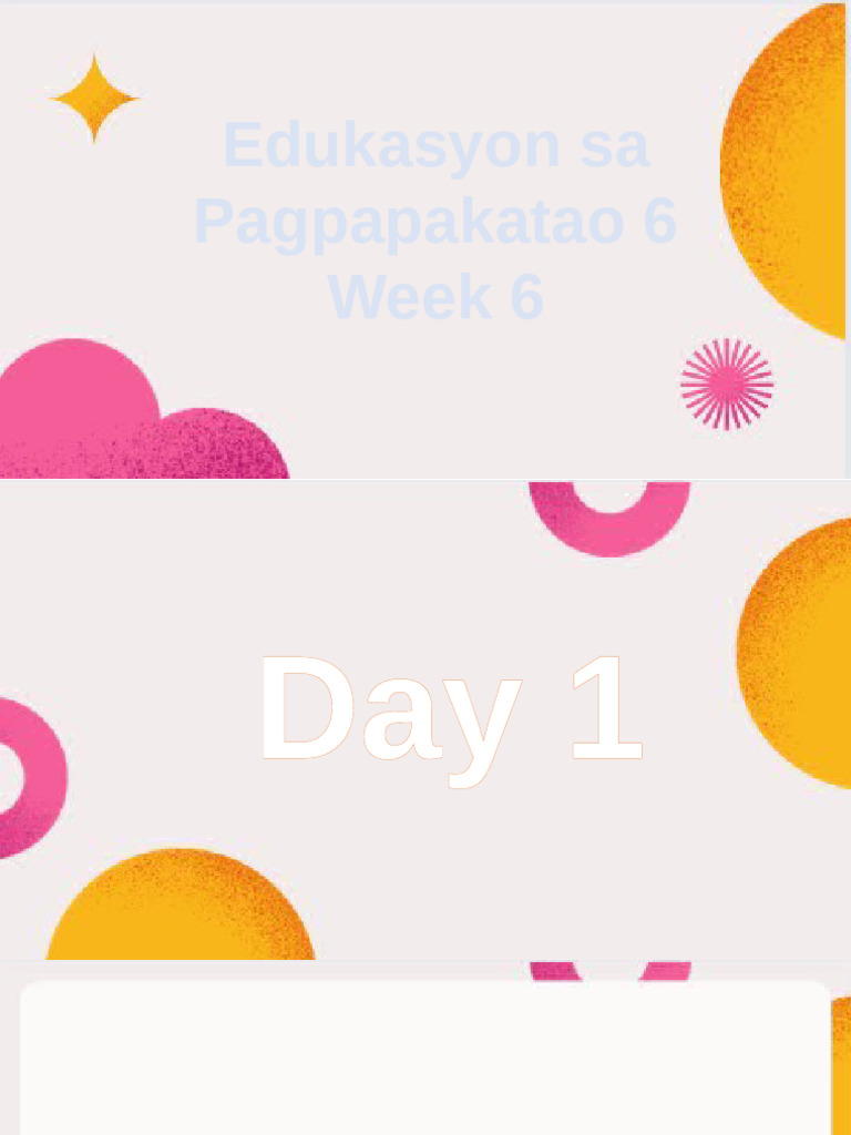 Esp 6 4th Week6 Melc | PDF