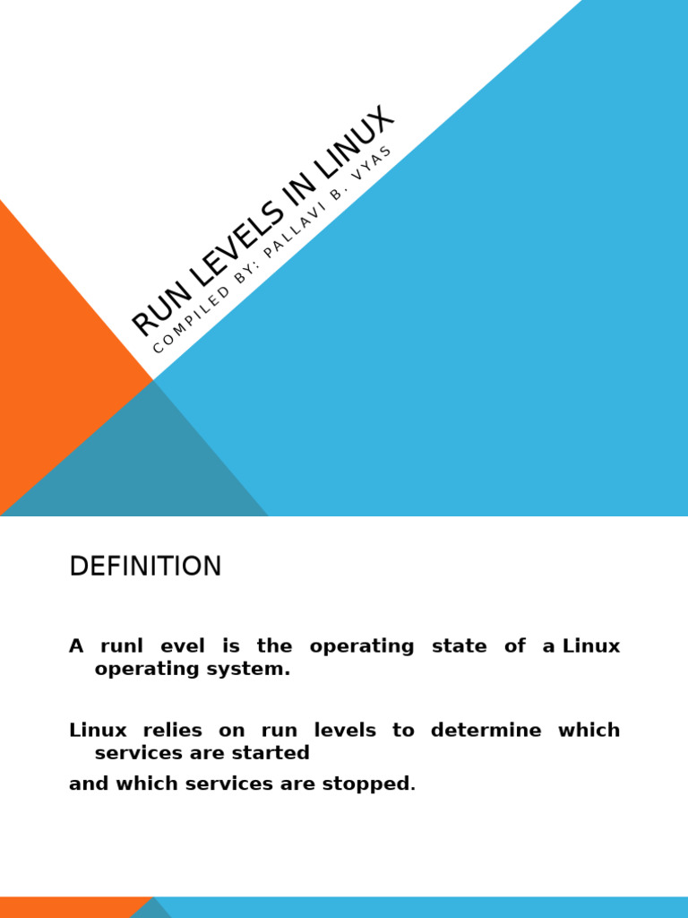 Understanding Linux Run Levels | PDF
