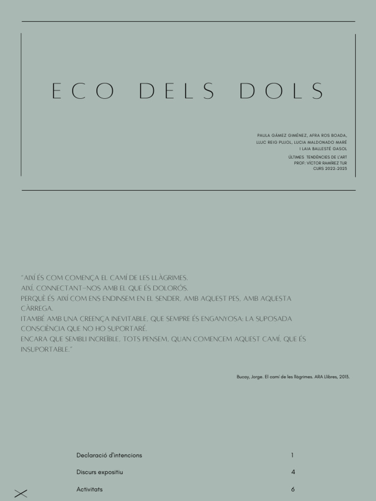 Eco Dels Dols | PDF