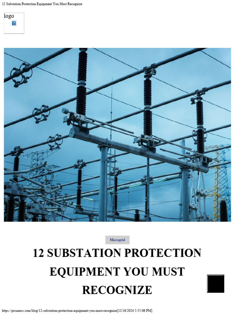 Substation Protection Essentials | PDF | Transformer | Electric Power ...