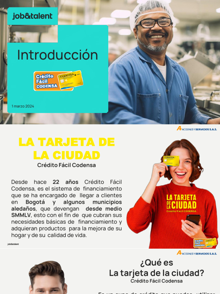 Tasa de Interés y Servicios Codensa 2024 | PDF | Tarjeta de crédito ...
