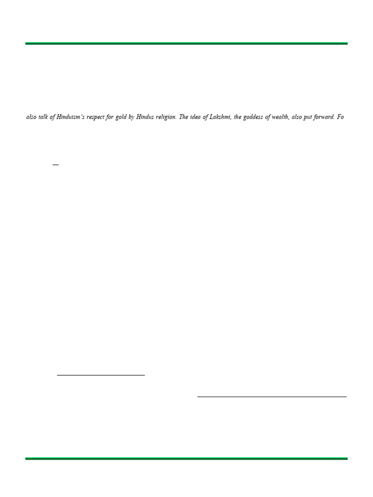 Main Facts on Indian Jewelry | PDF | Jewellery | Gold