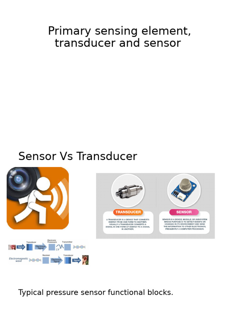 Understanding Transducers and Sensors | PDF | Flow Measurement ...