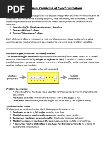 Classical Problems of Synchronization
