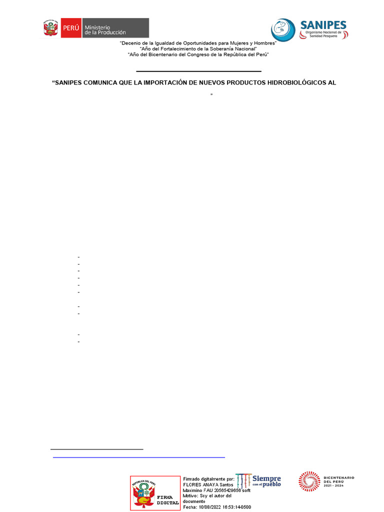 Comunicado 062 2022 | PDF
