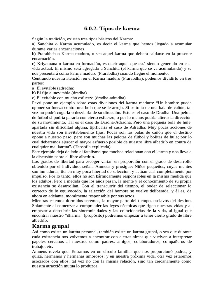 Karma, Dharma y Rueda Del Samsara | PDF | Karma | Dharma