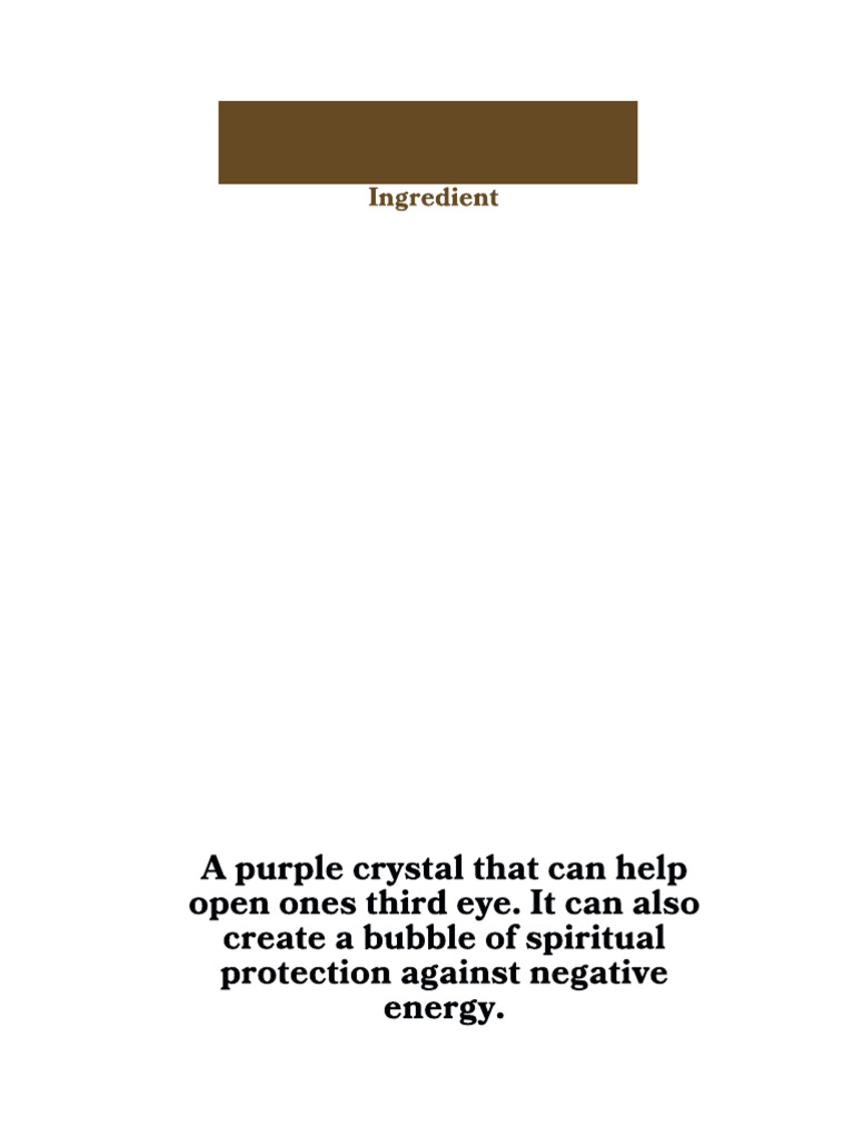 Amethyst | PDF
