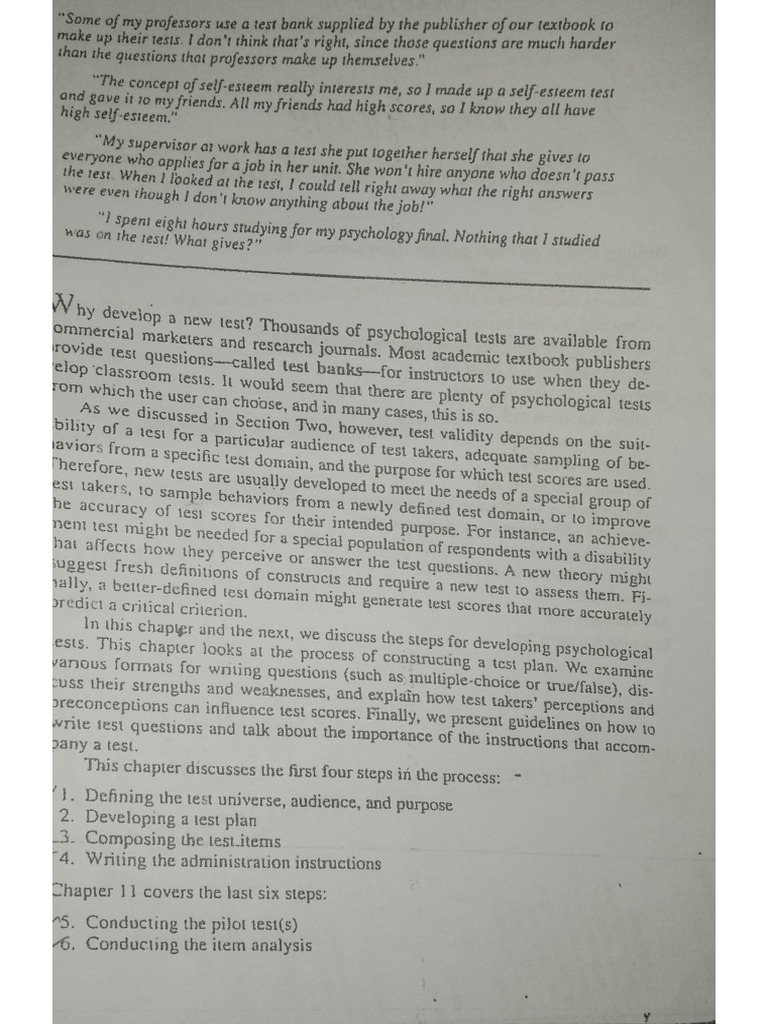 Testing Chapter 1 | PDF