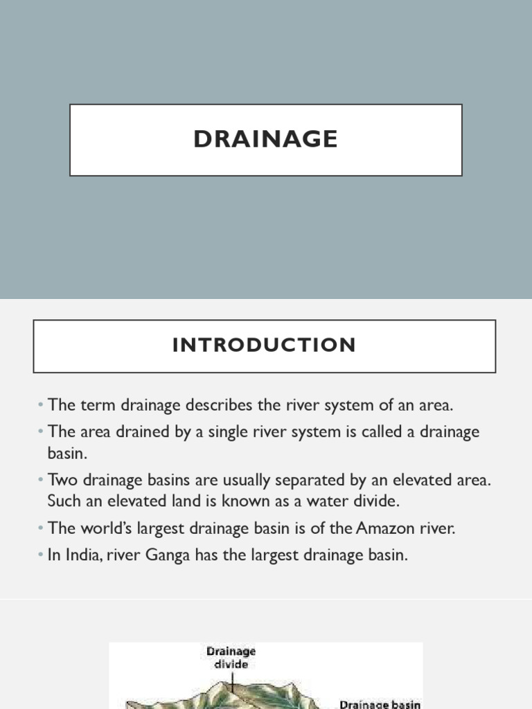 Understanding Drainage Systems | PDF | River | Himalayas
