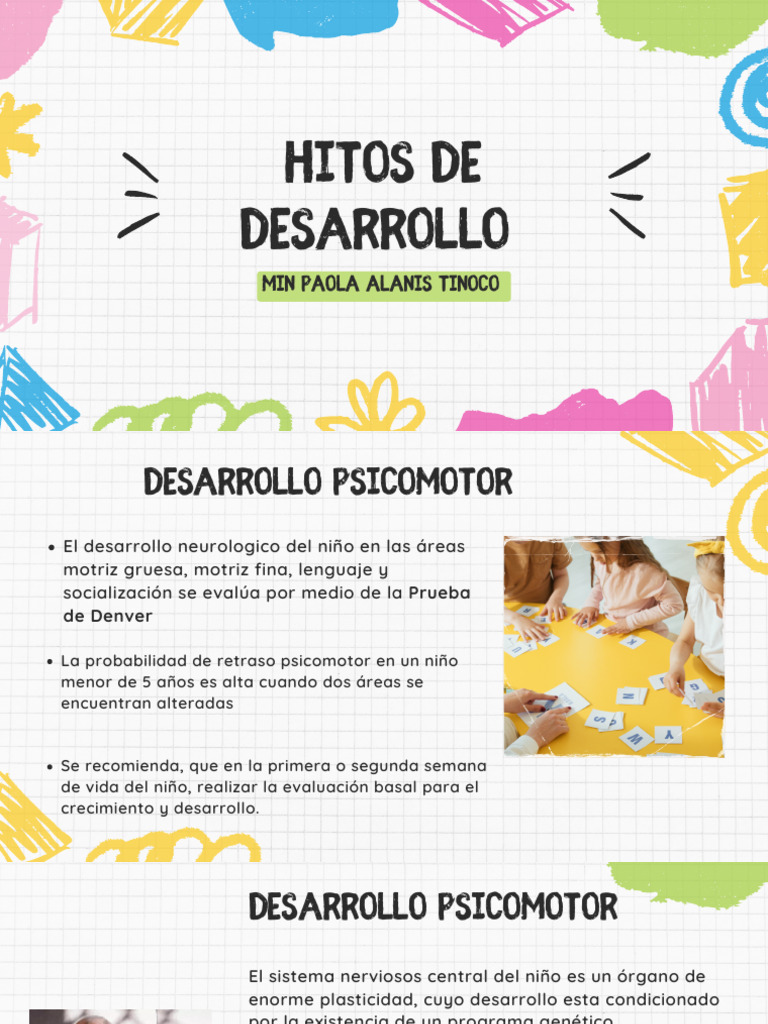 Hitos del Desarrollo Psicomotor Infantil | PDF | Las emociones ...