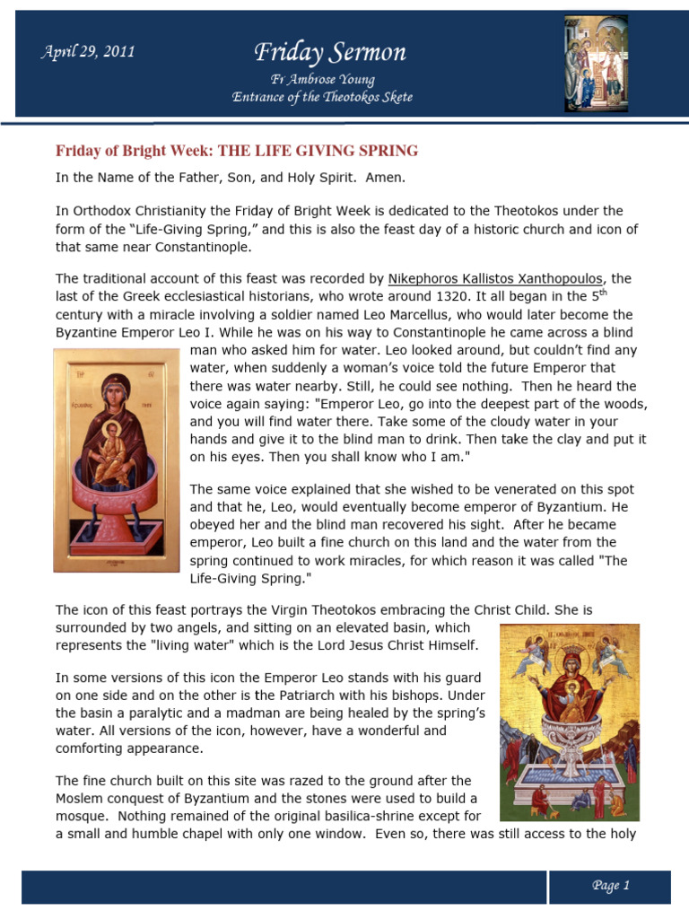 April 292011 Bright Friday Sermon | PDF | Abrahamic Religions ...