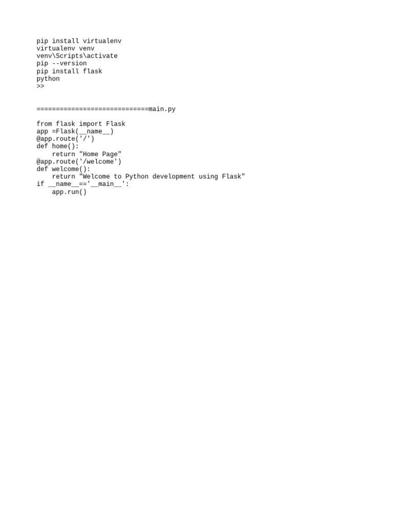 Flask Steps | PDF
