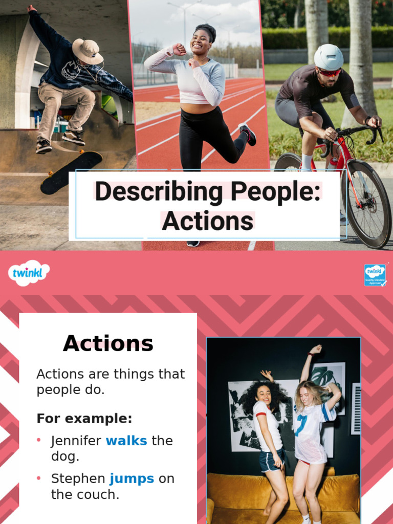 T 1720704641 Esl Describing People Powerpoint Actions Adults A1 - Ver ...