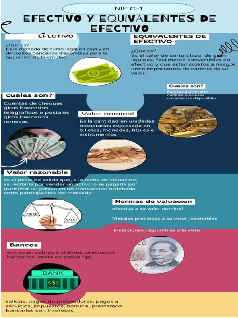 INFOGRAFÍAS EFECTIVO Y EQUIVALENTES DE EFECTIVO | PDF