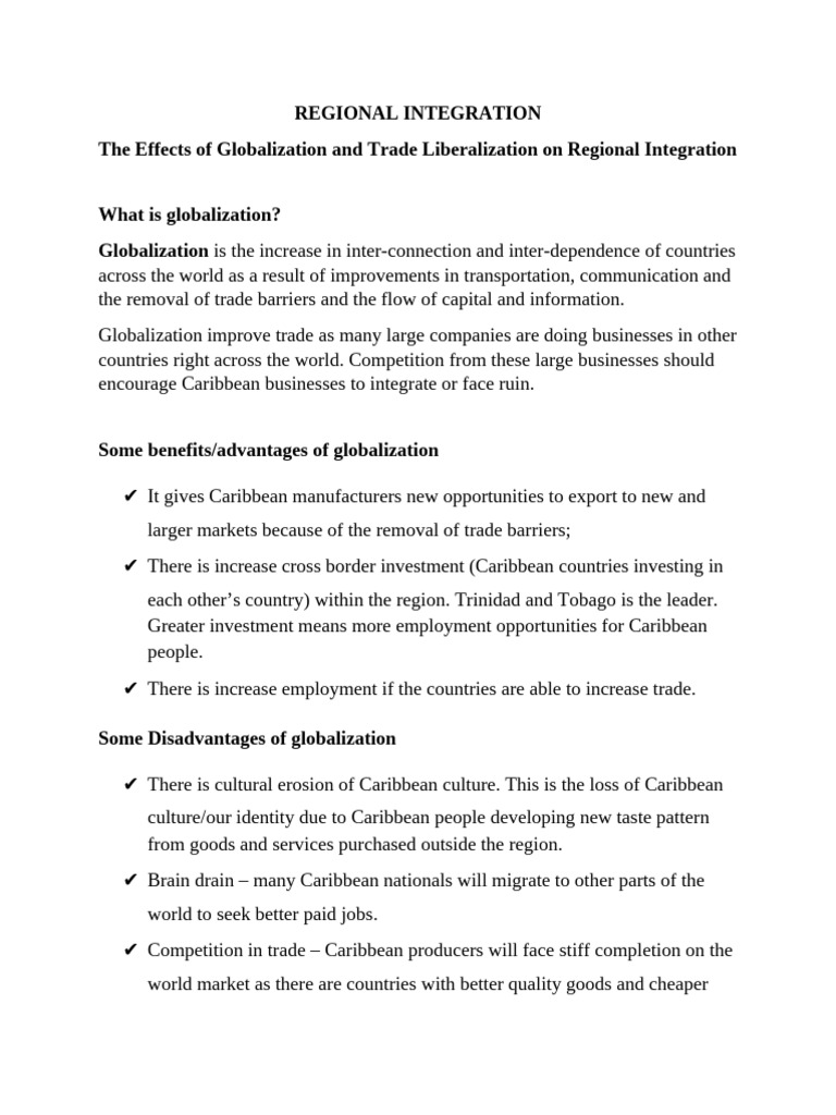 Globatization and Free Trade | PDF | Free Trade | Globalization