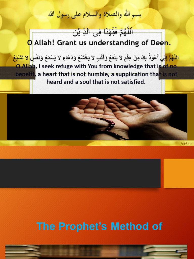 Prophet Muhammad's Educational Methods | PDF | Knowledge | God In Islam