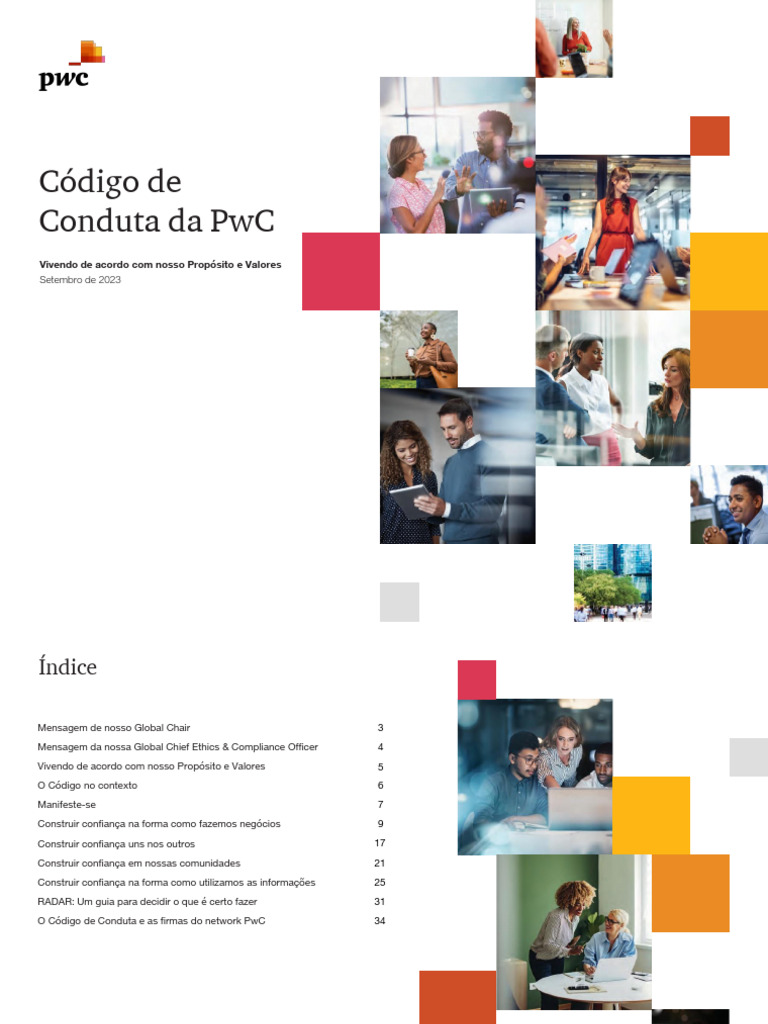 Código de Conduta da PwC 2023 | PDF | Suborno | Contabilidade
