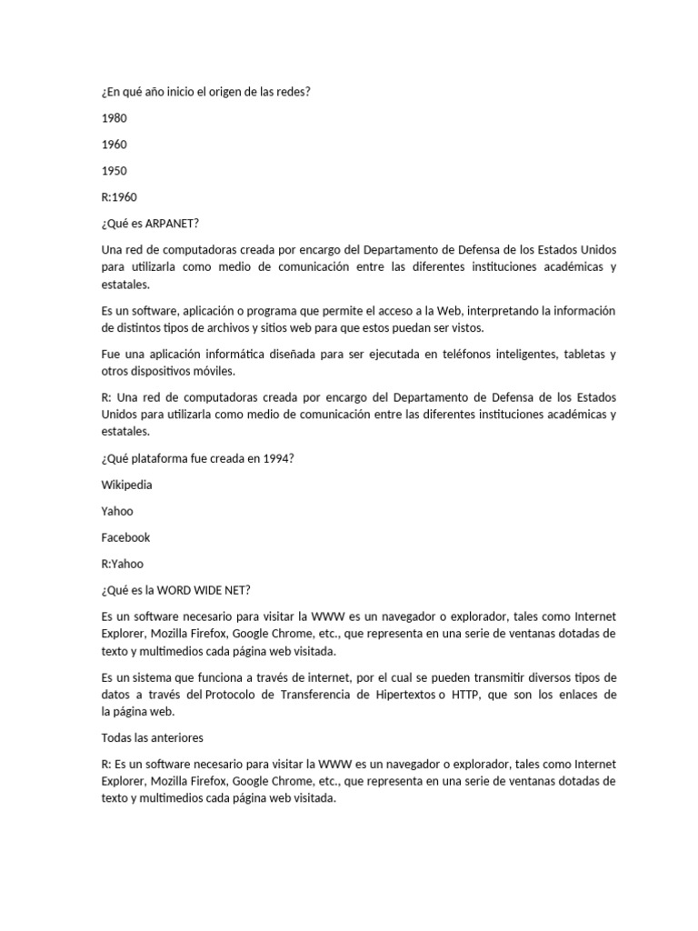 Evolución de Las Redes | PDF | Red mundial | Internet y web