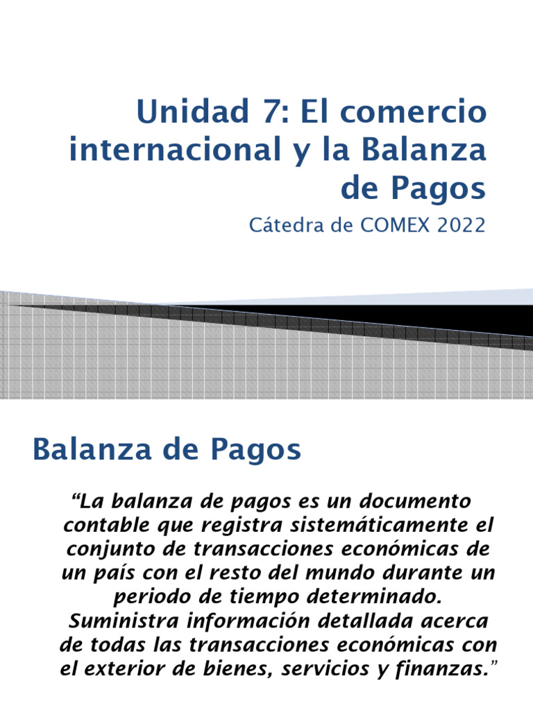 Comercio Internacional y Balanza de Pagos | PDF | Tipo de cambio ...