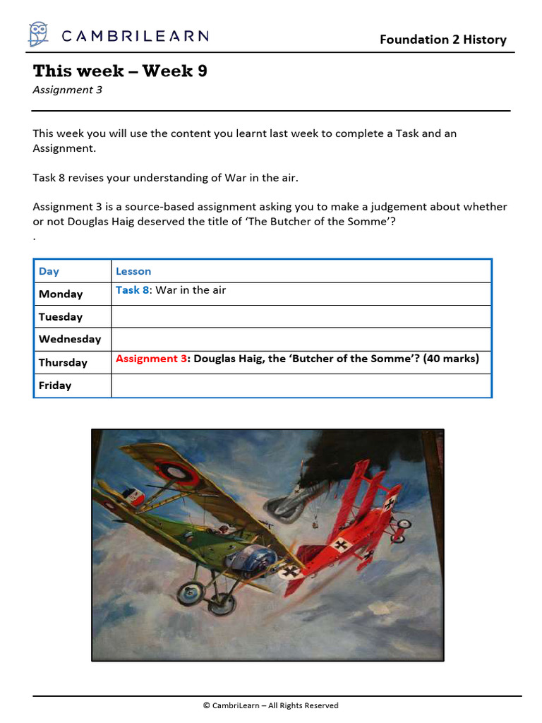 This Week - Week 9 | PDF