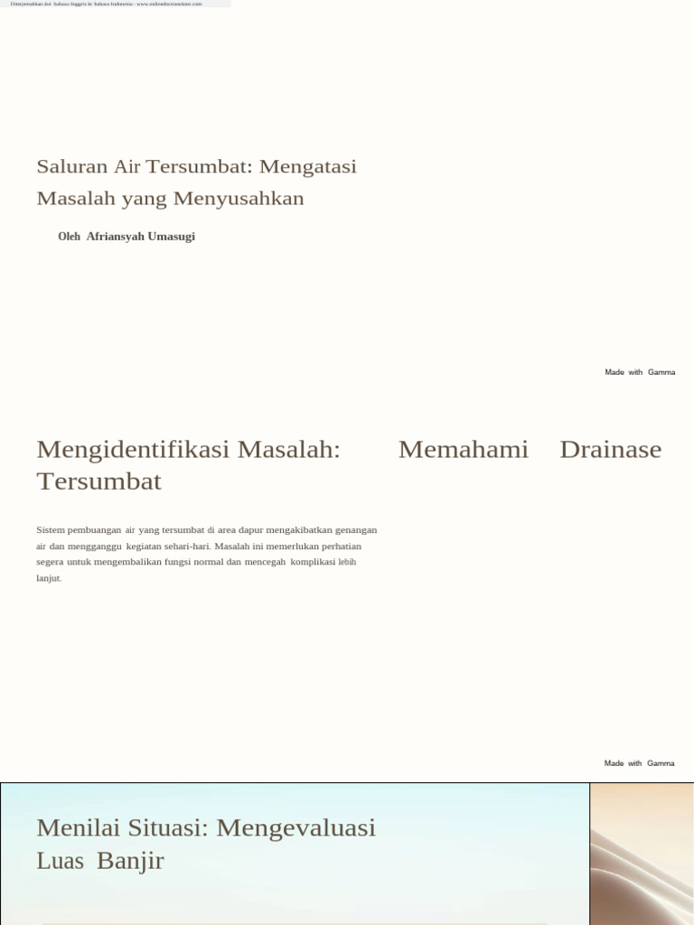 Clogged Drainage Solving A Troublesome Issue - En.id | PDF