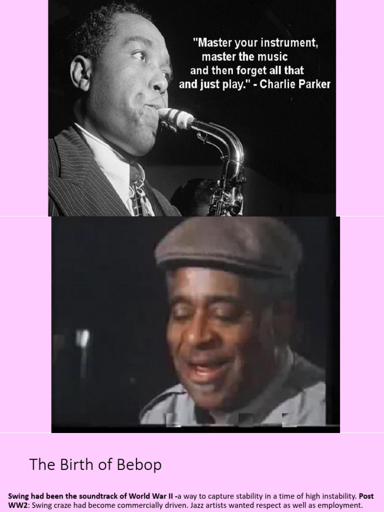Characteristics of Bebop Jazz | PDF | Jazz | American Popular Music