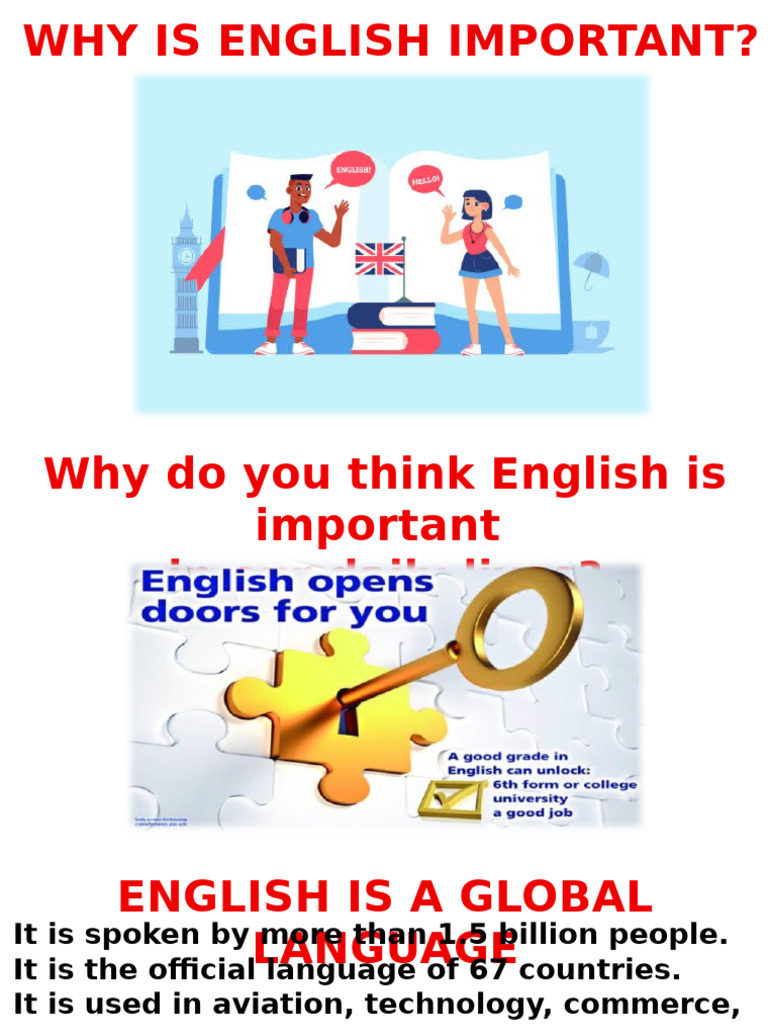 Importance Of English In Daily Life Pdf