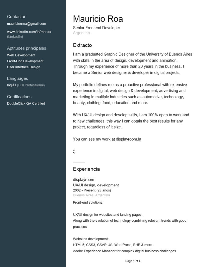 Profile | PDF | Web Design | Web Development