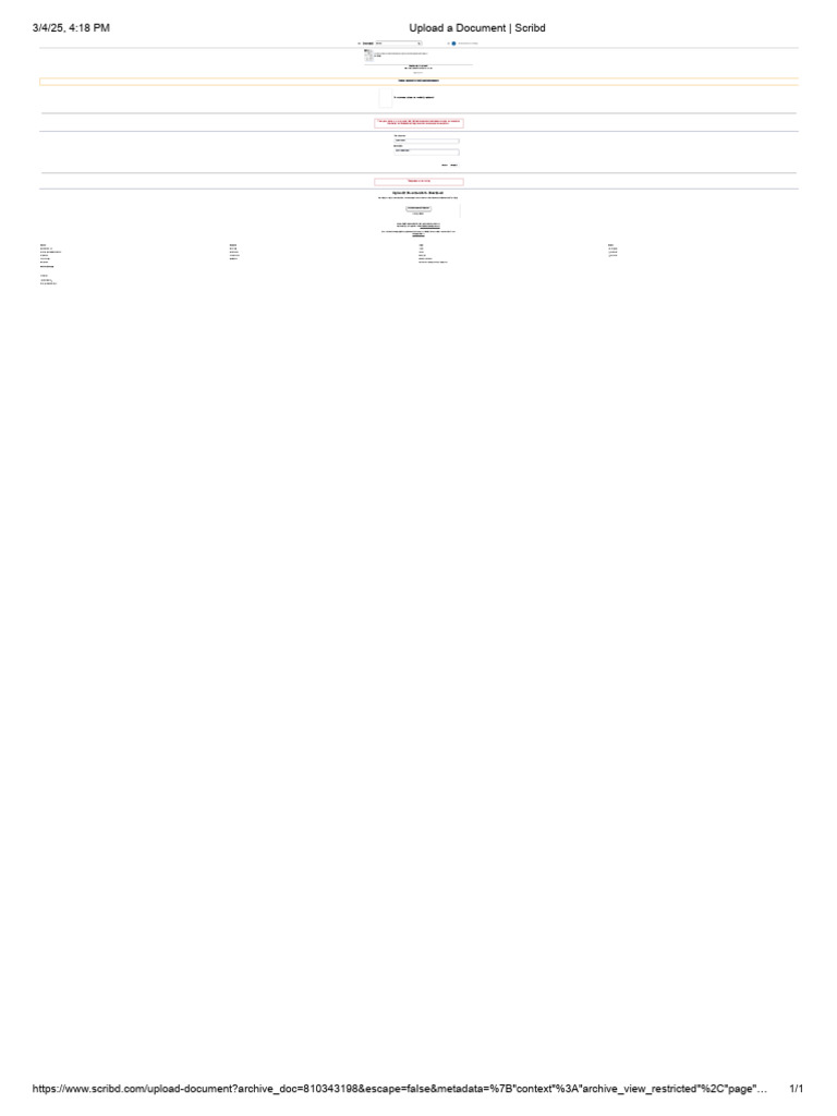 Upload A Document - Scribd | PDF | Scribd | Computing