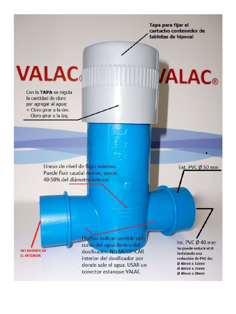 Dosificador VALAC Mod. VLC - 08. | PDF