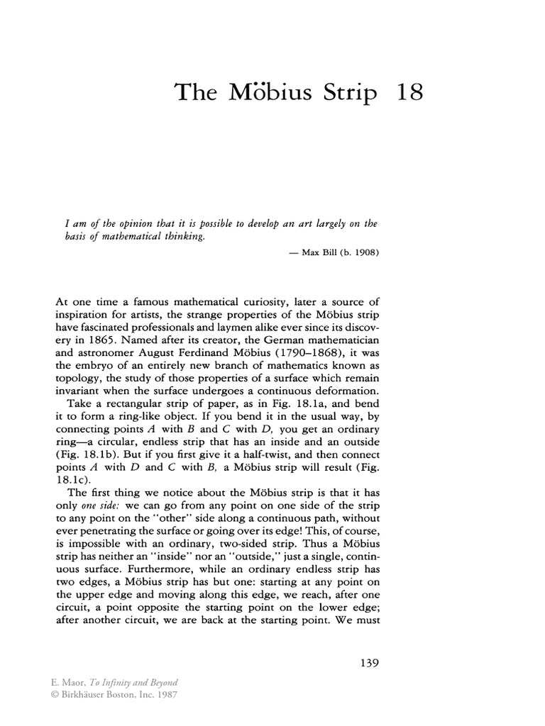 The Mobius Strip 18 | PDF | Topology | Mathematics