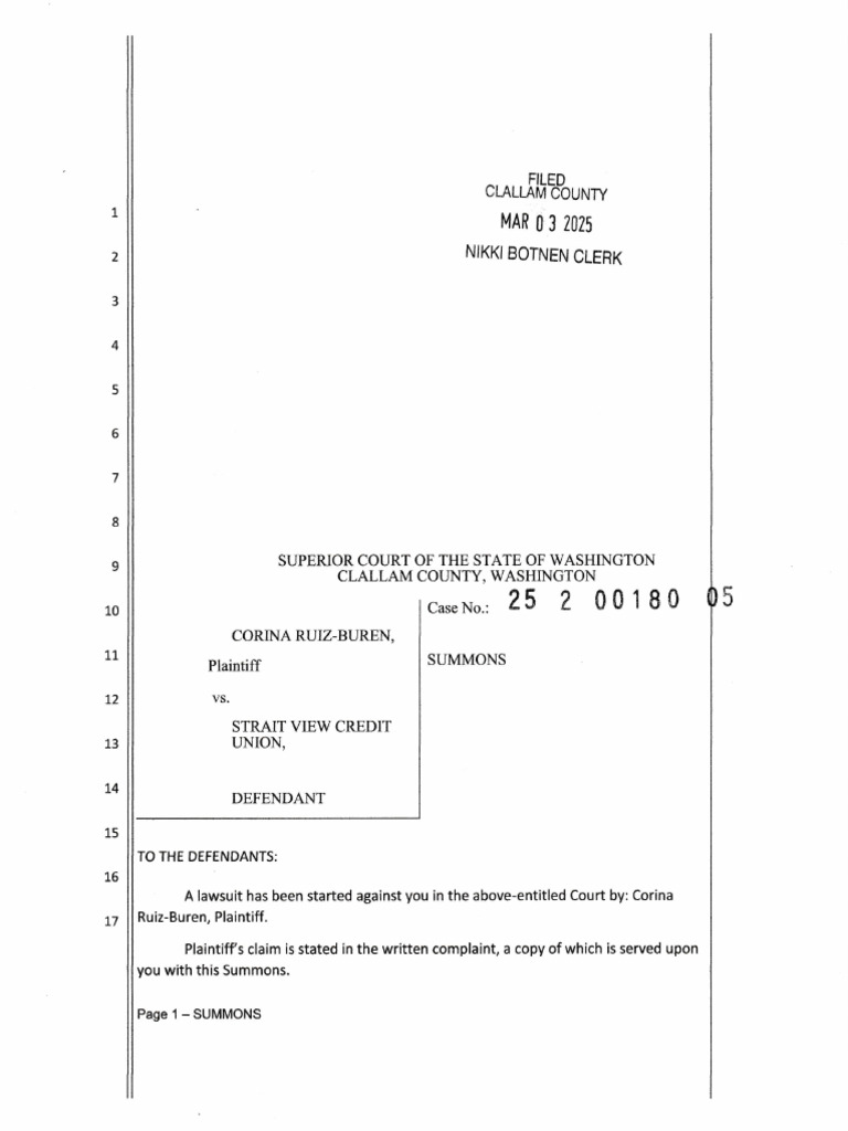 Summons and Complaint | PDF