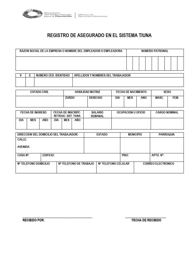 Formato Tiuna | PDF