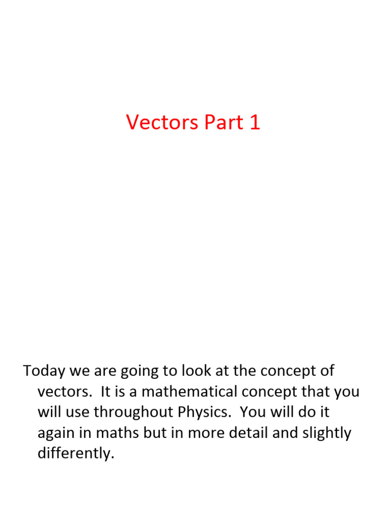 Vectors | PDF | Euclidean Vector | Force
