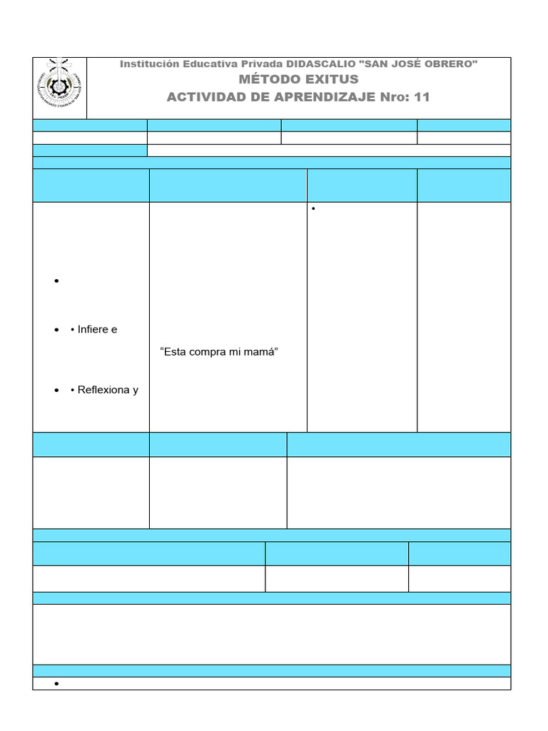 Actividades de Aprendizaje para 3 Años | PDF | Aprendizaje | Enseñando
