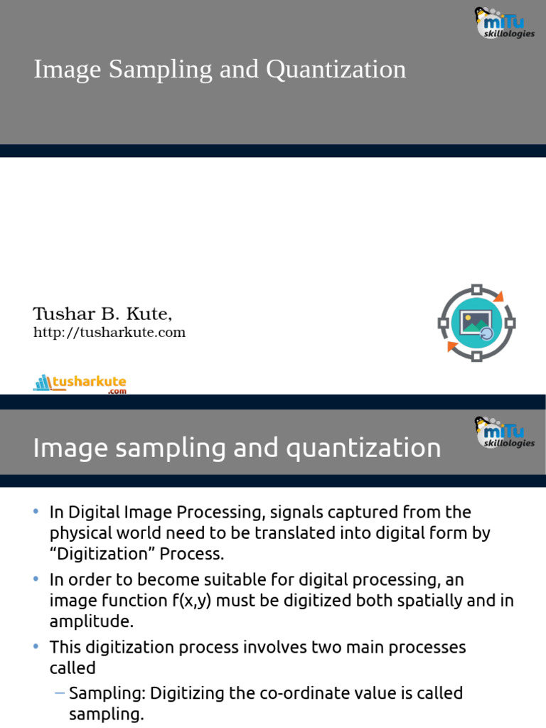 Image Sampling and Quantization | PDF | Sampling (Signal Processing ...