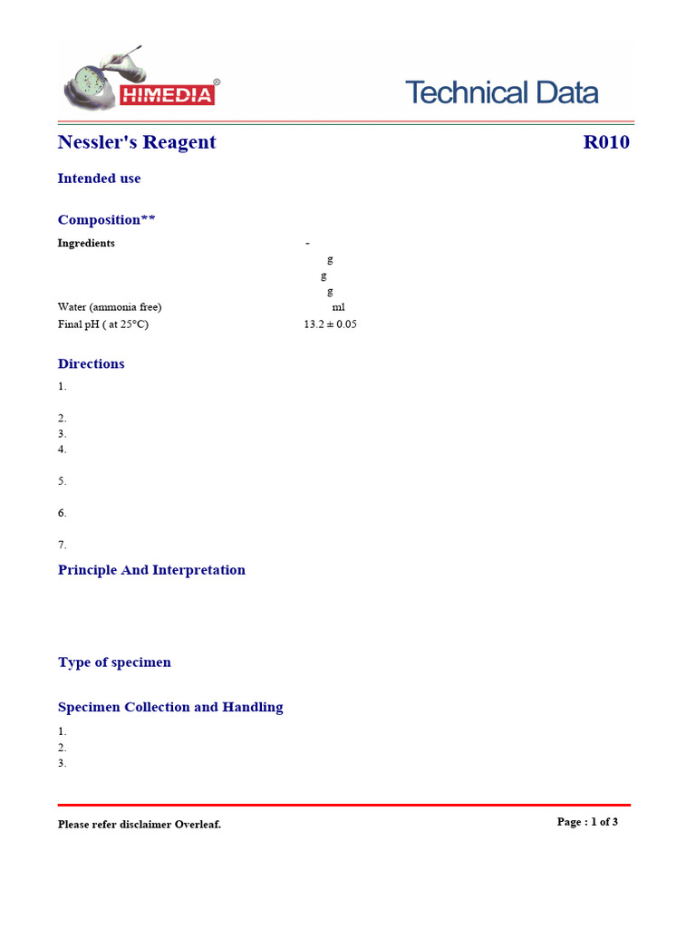 8. R010 sesuai | PDF | Ammonia | Chemical Substances