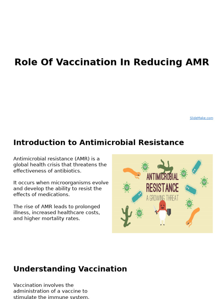 Vaccination's Impact on Antimicrobial Resistance | PDF | Antimicrobial ...