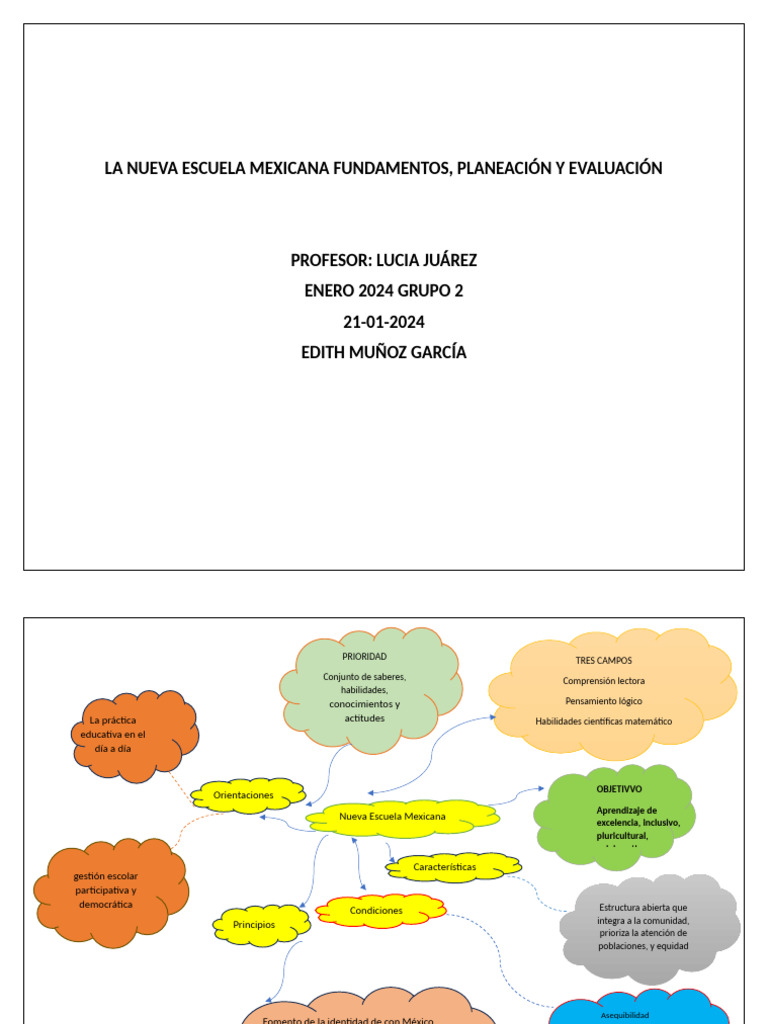 Fundamentos de la Nueva Escuela Mexicana | PDF | Escuelas | Aprendizaje