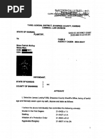 SN 2025 CR 000315 AFF Affidavit Generic