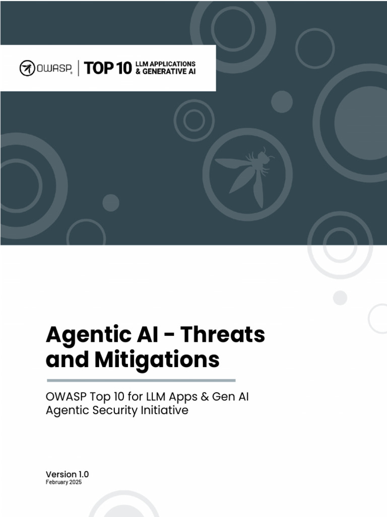 Agentic AI Threats & Mitigations Guide | PDF | Artificial Intelligence ...