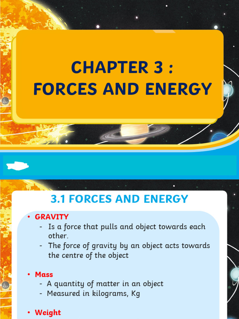 CHAPTER+3+FORCES+AND+ENERGY | PDF | Tide | Sun
