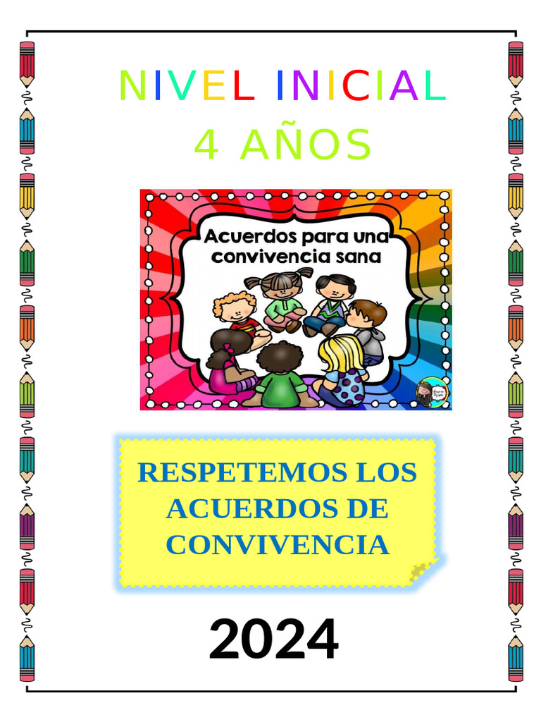 Normas de Convivencia para Niños | PDF | Aprendizaje | Salón de clases