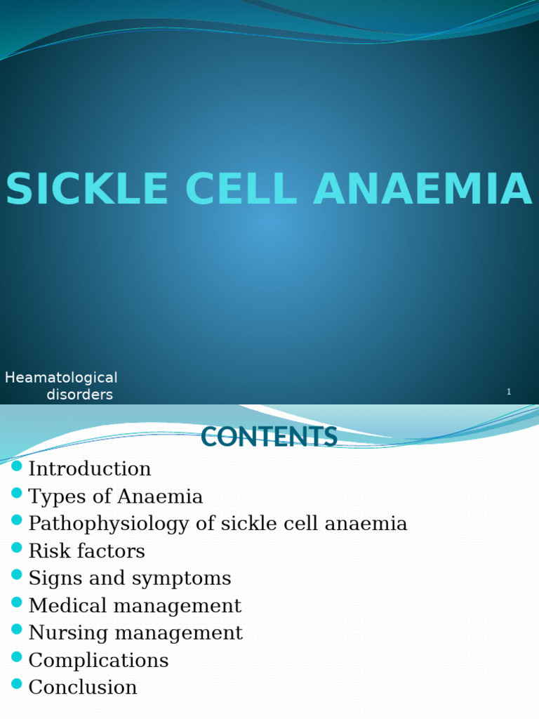 Understanding Sickle Cell Anemia | PDF | Anemia | Red Blood Cell